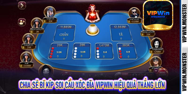 Chia sẻ bí kíp soi cầu xóc đĩa Vipwin hiệu quả thắng lớn